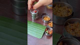 Mini yummy South Indian Non Veg Thali🔥minikitchen miniature lunchbox shorts [upl. by Yadsendew]