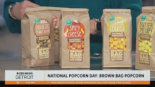 National Popcorn Day with Brown Bag Popcorn [upl. by Silverstein]