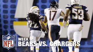 Jason Verrett Picks Off Jay Cutler amp Takes It All the Way  Bears vs Chargers  NFL [upl. by Whittaker]