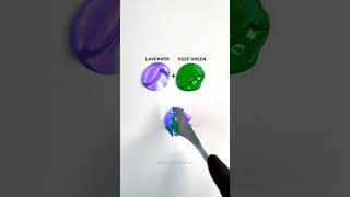 Lavender  Deep Green Color Mixing colormixing [upl. by Asiral744]