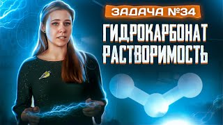 Задача №34 на гидрокарбонат и растворимость  ЕГЭ по химии 2025 [upl. by Lubow]