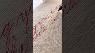 Copperplate script youtubeshorts shorts viralvideo [upl. by Annahahs]