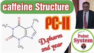 Caffeine Structure  Chapter no 2 Analeptics Lecture no 3 [upl. by Ennasirk]