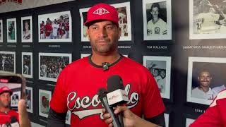 Albert Pujols habla de lo mal que está el Equipo de los Leones del Escogido [upl. by Vernen]