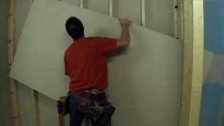 How to Hang Drywall [upl. by Mckenna616]