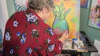 Lori Kellogg  Painting Class Video 3 [upl. by Marino]