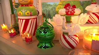 HomeWorx by Harry Slatkin TreeWorx Ornament Ball w4 Gelables on QVC [upl. by Aerua586]