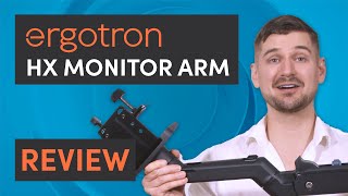 💻 Ergotron HX Monitor Arm  Review amp Assembly [upl. by Ayikal]