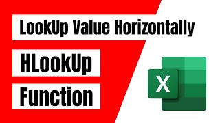 How to Use HLookup Function In Excel [upl. by Ziegler953]