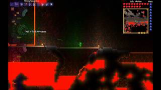 Terraria Pegando Hellstone e Matando Wall of Flesh [upl. by Wengert245]