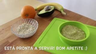 DIY Papa caseira de fruta e aveia Ep 8 [upl. by Haizek670]