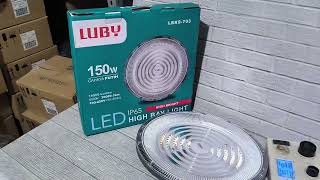 LUBY HIGH BAY LIGHT 150W PUTIH LBKS703 [upl. by Nnaira]