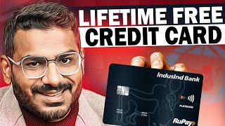 IndusInd Bank Credit Card  LifeTime Free [upl. by Airetak]