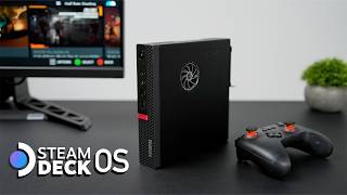 We Built The Smallest Steam Deck OS Gaming PC And It Has A GPU [upl. by Neehar369]