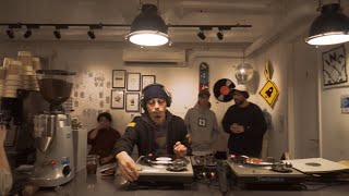 90s HIPHOP MIX vol2  VINYL ONLY  DJ DAHISHI  by MUSIC LOUNGE STRUT at Koenji Tokyo [upl. by Anelrats]