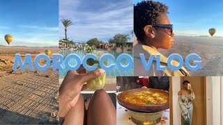 MOROCCO MARRAKECH TRAVEL VLOG  MOTHER DAUGHTER GIRLS TRIP  HOT AIR BALLON RIDE  THINGS TO DO [upl. by Ralfston]