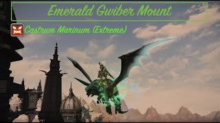 Final Fantasy XIV  Emerald Gwiber Mount [upl. by Ilatan55]