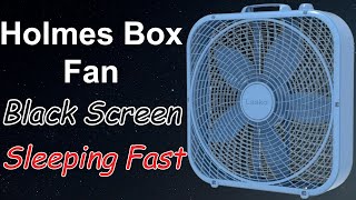 Best Fan Sounds 8h Holmes Box Fan White Noise Oscillating Fan Noise for Sleeping ASMR [upl. by Jerz]