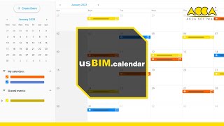 Calendarios online  usBIMcalendar  ACCA software [upl. by Columbine]