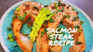 THE BEST SALMON STEAK RECIPE [upl. by Richel]