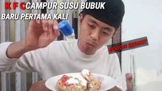 MUKBANG KFC PAKE SUSU BUBUK ANAK SAOS  MUAL DI PERUT‼️ [upl. by Karissa924]