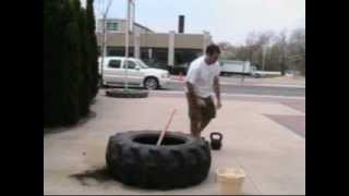 Tabata Sledge Hammer and Kettlebell Snatch [upl. by Tracey]