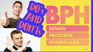 Benign Prostatic Hyperplasia Do’s and Don’ts  Medical made easy [upl. by Selec303]