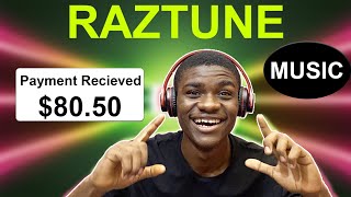 Raztune  Get Paid 8050 by listening to Music Online Make Money Online 2024 [upl. by Darbee105]