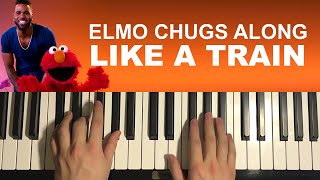 How To Play  Elmo Chugs Along Like a Train Piano Tutorial Lesson  Sesame Street Dancing is Easy [upl. by Ettenil]