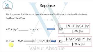 Les acides et Les bases  Exercice  Correction  BAC [upl. by Trebleht]