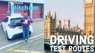 Mitcham Driving Test Route towards Purley Way from Roundabout Detailed Lesson [upl. by Ahseyt]