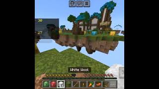 solo lucky block Island but I am unlucky minecraft gaming shorts [upl. by Delastre]