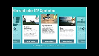 ACTIVOMAT  Optimale Sportart mit neuem OnlineTool finden [upl. by Ardyth485]