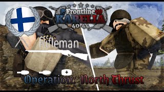 Rifleman Finland  roblox frontlines 4044  Walkthrough Gameplay No Commentary [upl. by Ocicnarf]