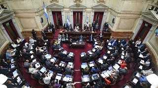 El Senado debate la expulsión de Kueider y la suspensión de Parrilli [upl. by Karole101]