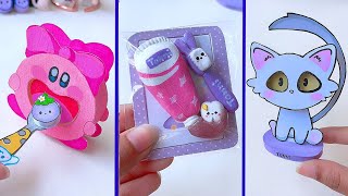 Paper craftEasy craft ideas miniature craft  how to make DIYschool projectTonni art and craft [upl. by Calley]