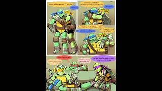 Tmnt comic dub Mikey helps Leo tmnt2012 saverottmnt [upl. by Calderon610]