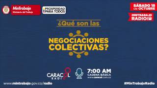 ¿Qué es la Negociación Colectiva  Caracol Radio  El Trabajo Como Debe Ser [upl. by Conall]