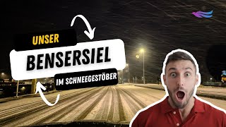 Bensersiel am 060124 im Schneegestöber 4K [upl. by Brote]