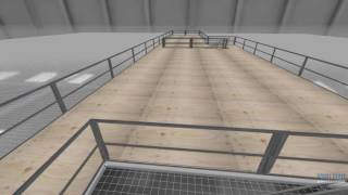 Custom Mezzanine with Advantech Flooring [upl. by Nylicaj]