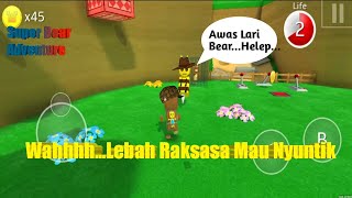 BERUANG SULTAN KETEMU LEBAH JAHAT  SUPER BEAR ADVENTURE  ABISALI TM [upl. by Atiugal]