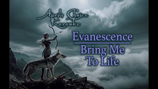 Evanescence  Bring Me to Life  Karaoke Instrumental with Lyrics  Aprils Choice Karaoke [upl. by Noynek]