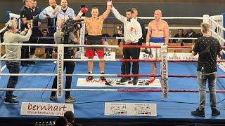 Isuf Kelmendi vs Vojtech Majer BOXEN IN DER SÜDSTADT 02112024 [upl. by Anilat]