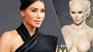 Kim Kardashian zdetronizowała Heidi Klum Jej przebranie na Halloween hitem sieci [upl. by Lladnar719]