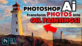 Photoshop Ai Create the Look of PAINTINGS from PHOTOS with Generative Fill [upl. by Dessma392]