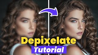 How to Depixelate Images with AI 2024  HitPaw FotorPea Tutorial [upl. by Paola301]