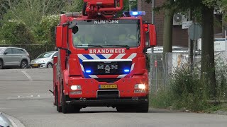 Ambulances Brandweer amp Transplantatieteam met spoed tijdens de Nijmeegse 4daagse [upl. by Carder734]