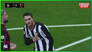 FOGÃO CHEGA COM TODO GAS E JOGA BEM VENCENDO NA PARTIDA EM CASA  PES 2021 NOÇÃO GAMEPLAY [upl. by Lledner]