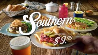 OCharleys New Southern Inspired Menu [upl. by Ani]