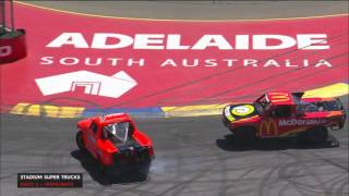 2017 Clipsal 500 Adelaide Stadium Super Trucks Race 2 Highlights [upl. by Aneehsar]